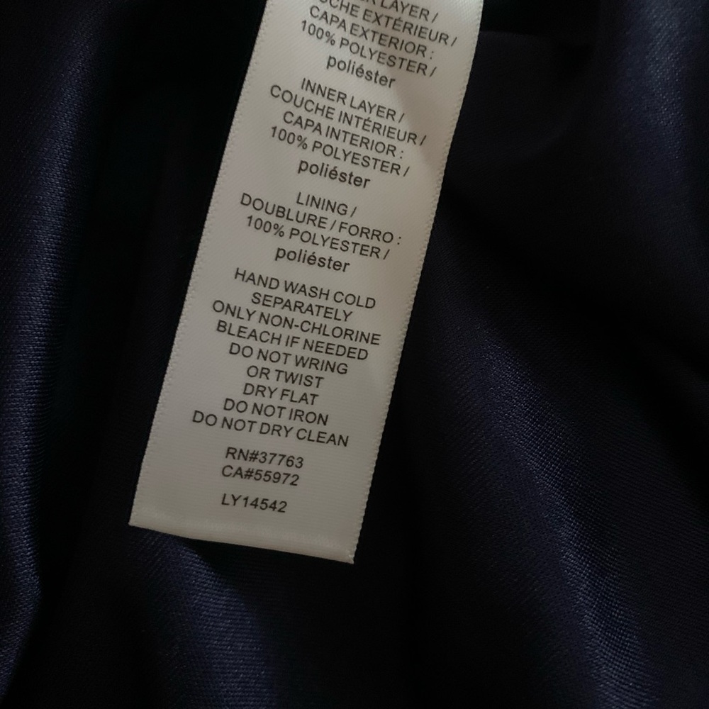 NEW Laundry By Shelli Segal Navy & Silver Dress - Picture 9 of 12